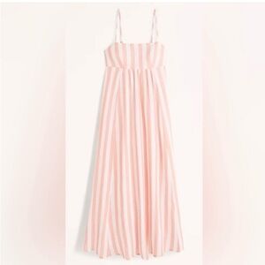 Abercrombie & Fitch Pink and White Striped Dress